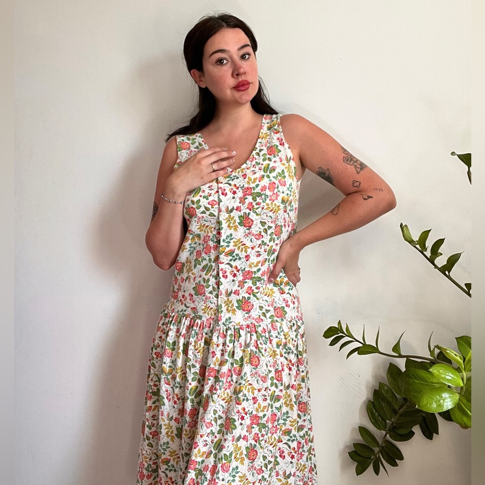 Precious 70s Cotton Midi